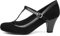 Lilley Vicky Womens Black Faux Suede Court Shoe - Size 5 UK - Black