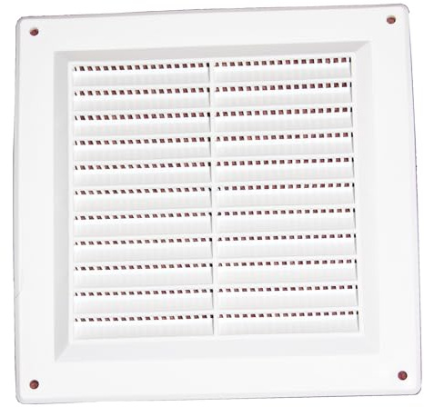 Air Ventilation Plastic Grill Cover 150mm x 150mm/White