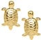 My Gold Damen Mädchen Schildkröte Ohrringe Gold 585 Ohrstecker Echtes Gelbgold (14 Karat) 8mm x 5mm Tortuga O-00164-G401