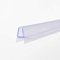 Junta de repuesto (100 cm) con refuerzo grueso del borde para cristal con un grosor de 4-5 mm, para cabina de ducha, con protección contra chorros