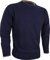 JACK PYKE Ashcombe 100% Lambswool Long Sleeve Crew Neck Knitted Jumper Pullover Navy Blue Medium