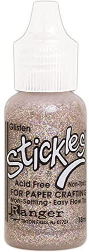 Ranger Glisten Stickles Glitter Glue, Synthetic Material, Multi-Colour, 2.5 x 2.5 x 7.5 cm