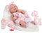 jc toys - Die Neugeborene 38 cm Puppe ist aus weichem Vinyl, Kleidung und 5 Accessoires, Mädchen, Rosa, entworfen in Spanien von Berenguer, 2 Jahre