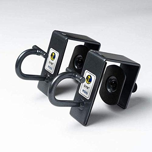 Anchor Gym Door Mini H1 Packung mit 2 Workout-Türbefestigungsankern Entworfen für Körpergewichtsgurte, Widerstandsbänder, Krafttraining, Yoga, Heim-Fitnessstudio, Physiotherapie, 2 Stück