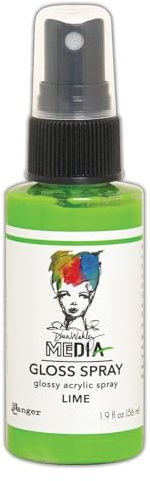 Dina Wakley Media DW GLOSS SPRAYS LIME