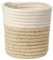 Briful 15CMx15CM Gewebter Baumwollseil Pflanzkorb Blumentopf Geflochten Übertopf Korb für Pflanzgefäße, kleine Pflanzen, Blumentopf, Kunsthandwerk, Spielzeug, Home Décor