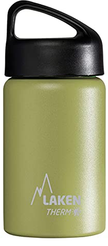 Botella térmica acero inox. 18/8-0,35L - Kaki