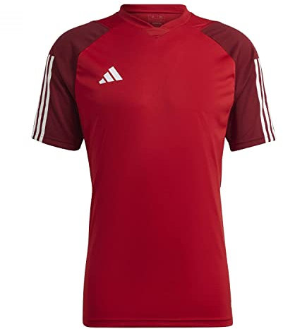Adidas Mens Jersey (Short Sleeve) Tiro 23 Competition Jersey, Team Power Red 2, HE5661, XL