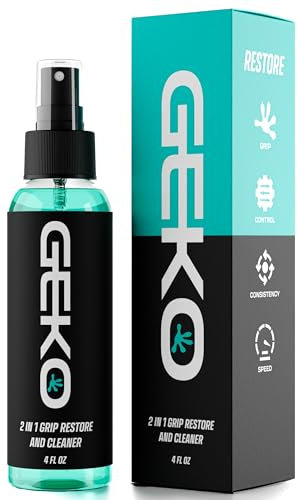 Geko Golf Grip Restore and Cleaner - 4 Fl Oz (Single Bottle)