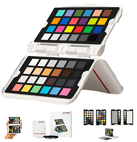 Datacolor SpyderCheckr Photo for Colour Accuracy & Consistency, Portable Colour Matching Tool with 62 Colour Targets, Colour Correction Chart, Colour Card for Photography & Portraits