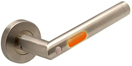 AYR 8522LH Smart-Rosettengriff mit Bewegungsmelder, satinierter Stahl, Standard 8522LH