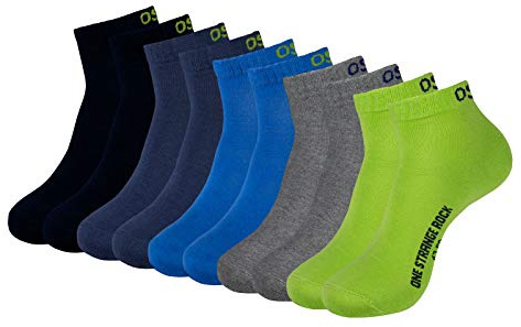 ONE STRANGE ROCK Quarter Socken Kurzsocken Herren Damen 5, 10, 15, 20, 30 Paar