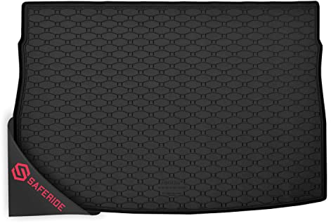 Kofferraumwanne kompatibel mit Volkswagen Golf Sportsvan Kombi 2014- Kofferraummatte Antirutschmatte Auto 100% passgenaue Gummimatte Schutzmatte Antirutsch