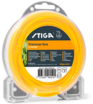 Stiga Trimmerschnur SP Square, 15 m Länge, 2.4 mm Durchmesser, quadratisch, Nylon Mähfaden