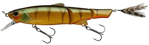 Illex Wobbler Sleek Mikey 160 Swimbait, 16cm, 48g, Kunstköder Hardbait für Hecht & Zander, schwimmend, vielseitiger Hardbait für Stop-and-Go, lineares Einholen, Süßwasserangeln