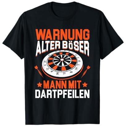 Vintage Dartspieler Design - Lustiges Dart Fans Geschenk T-Shirt