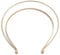 Smooth Metal Headbands Women Hair DIY Craft Blank Thin Steel Wire Frame Hairband for DIY Headbands