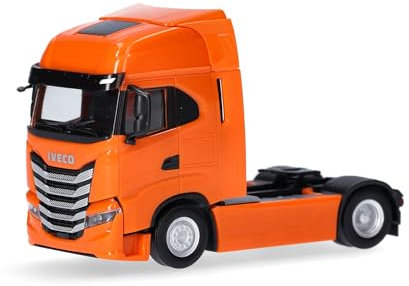Herpa modello di camion Iveco S-Way Solozugmaschine 2achs, in scala 1:87, pezzo da collezione, modello tedesco, statuetta plastica