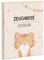 wunderwunsch® - Personalisierte Zeugnismappe aus Holz mit hochwertigem Spezial-Druck - Einschulung Geschenk - Zeugnismappe Jungen & Zeugnismappe Mädchen (Katze Girlande)