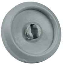 EUROPART Korbrolle für Geschirrspüler Miele Imperial Quelle, Grau, Kunststoff, 35 Millimeter Durchmesser, 9 Millimeter Höhe, 1 Stück, unten