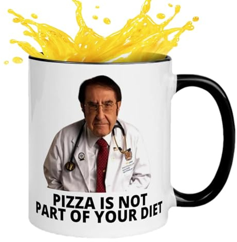 Dr Nowzaradan Kaffeetasse, Dr Nowzaradan Now Lustige Tasse Zur Erinnerung An Den Gewichtsverlust 400 Ml Keramik Kaffeebecher Für Kalte Heiße Getränke Interessanter Milchbecher