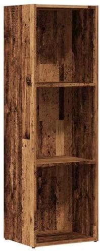 vidaXL Bücherregal Altholz-Optik 36x30x114 cm Holzwerkstoff, Büroschrank, Bücherregal, Regal, Büroregal, Bücherregale, Regale, Aktenregal
