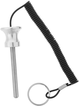 BRIGHTFUFU Fitness Equipment Latch Weight Pin Spring Pin Weight Stack Pins Fitness Loading Pin Heavy Duty Pin Insert Locking Pins for Weights Selector Lock Pin Gym Pin Aluminum Alloy