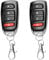 2 PCS Universal Garage Door Opener Remote, Garage Door Remote Control Fob 433.92 MHz, Remote Duplicator Key Fob, Cloning Replacement Remote Electric Gate, Compatible with Fixed & Rolling Code Remotes
