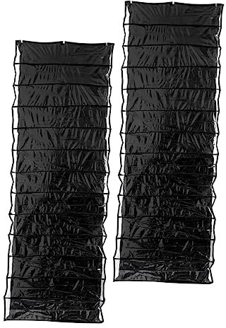 CAXUSD 2stücke Schuh-organizer Mit Fächern Türhänger Platzsparendes Aufbewahrungssystem Für Schuhe Hausschuhe Und Kleinigkeiten Einfach Zu Montieren
