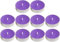 Lot de 20 bougies chauffe-plat, bougies parfumées, longue durée de combustion de 2 heures, pour la maison (violet)