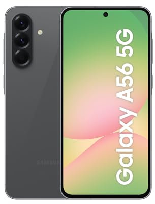 Samsung Galaxy A56 5G, Smartphone con Funzioni intelligenti, 3 anni di Garanzia del produttore, Display Super AMOLED 6.7”, 8GB RAM, 256GB, 5.000 mAh, IP67, Awesome Graphite [Versione Italiana]