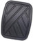 Wivplex Auto Bremse Kupplung Fußpedal Pad Gummiabdeckung, for Suzuki Jimny 1985-1995 Samurai SJ410 Caribian Katana Potohar Fox Auto-Pedalabdeckungs-Set für den Innenraum