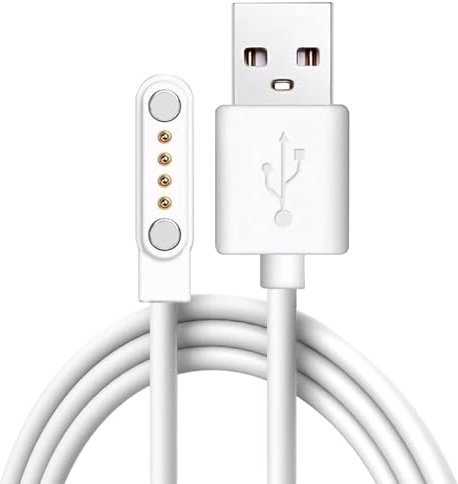 KIRVOS Câble de charge magnétique universel à 4 broches pour montres intelligentes pour enfants - Accessoire compatible