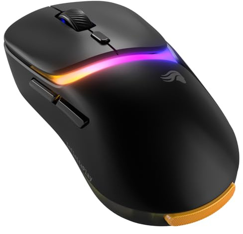 GLORIOUS Model D3 Wireless Gaming Mouse (Black) | 69g Ultralight Ergonomic Form, InfinitePlay Swappable Battery System, 8K Polling, 130M Optical Switches, BAMF 3.0