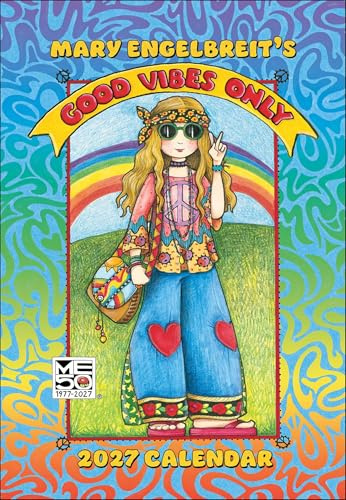 Mary Engelbreit's Good Vibes Only 2027 Monthly Pocket Planner Calendar