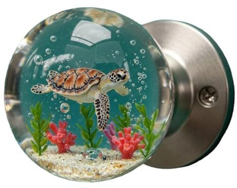 Jazuaiao Nature Themed Flower Door Knob Retro Styles Round Bedroom Decoration Handcraft Artistics Handle Home Renovations Cabinet Handle
