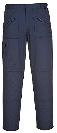 Portwest S887 Comfort Reinforced Knee Action Trouser Navy, 32