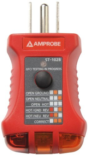 Amprobe ST-102B Socket Tester con GFCI di Amprobe