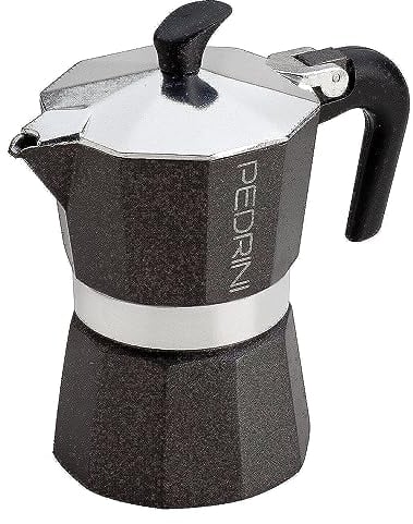 PEDRINI-CAFFETTIERA 6 TAZZE BRILLANTATA MOD. AROMA COLOR