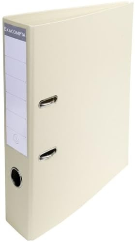 Exacompta 10 x Ordner Premium A4 PVC 70mm Elfenbein