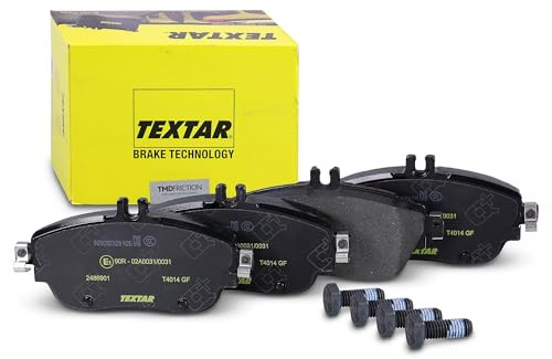 TEXTAR 2486901 Bremsbelagsatz Bremsbeläge Vorne mit Zubehör