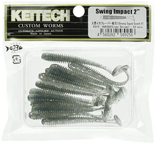 Keitech 2 Swing Impact - Hasu (Silver Shiner)