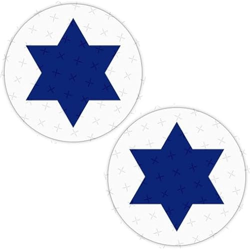 Israel Israelische Luftwaffe IDF Flugzeug Roundels Glasses HA 'avir 7,6 cm (75 mm) Vinyl Sticker, Aufkleber X2