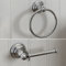 iBathUK | Traditional Bathroom Accessory Set Towel Ring + Toilet Roll Holder ACCYS3