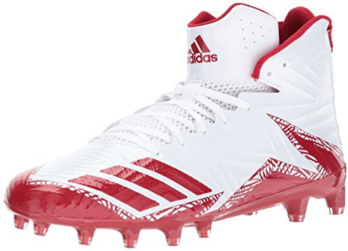 Adidas Herren Freak X Carbon Mid Fußballschuh, Weiß Power Red Power Red Power Red