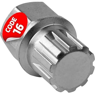 SW-Stahl 02381L-17 Felgenschloss Adapter für BMW - Radsicherung Schlüssel | Felgenschloss Ausdreher zum Lösen der Radmuttern - Ersatzschlüssel für Felgensicherung aus robustem Chrom-Vanadium-Stahl
