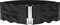 BlackButterfly 3 Zoll Breite Waspie Elastic Vintage Geflochtene Gürtel (Schwarz, L)