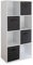 Laura James 8 9 Cube White Bookcase Wooden Display Unit Shelving Storage Bookshelf Shelves (8 Cube, Black)