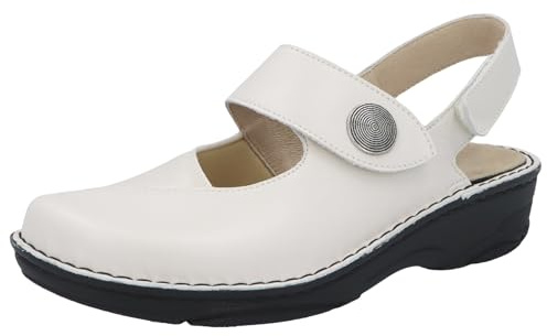 Berkemann Damen Berkoflex Clogs Leder/Stretch medium Fußbett: herausnehmbar