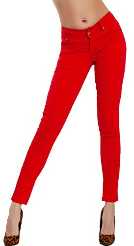 Toocool M5780 - Vaqueros para Mujer, Ajustados, elásticos, Push-up, Ajuste ceñido